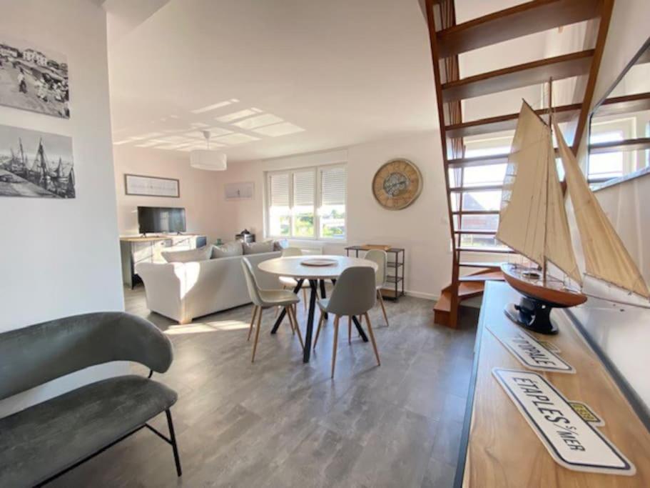 La Capitainerie Beau Duplex Face Port De Plaisance Apartment Etaples Ngoại thất bức ảnh